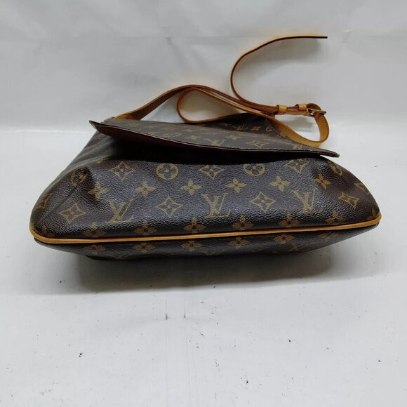 100% Authentic Louis Vuitton Musette Brown Monogram Shoulder Bag - Picture 5 of 9